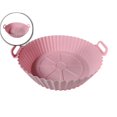 thumbnail image 1 of WNFJR Air Fryer Silicone Liners, Replacement of Flammable Parchment Paper, Reusable Baking Tray Oven Accessories(Pinks), 1 of 5