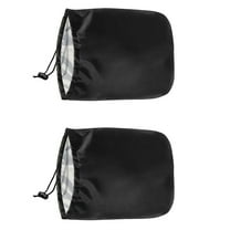 WNFJR All-Weather Water-Repellent Car Side Mirror Covers, Long-Lasting Protection for All Vehicles, Black