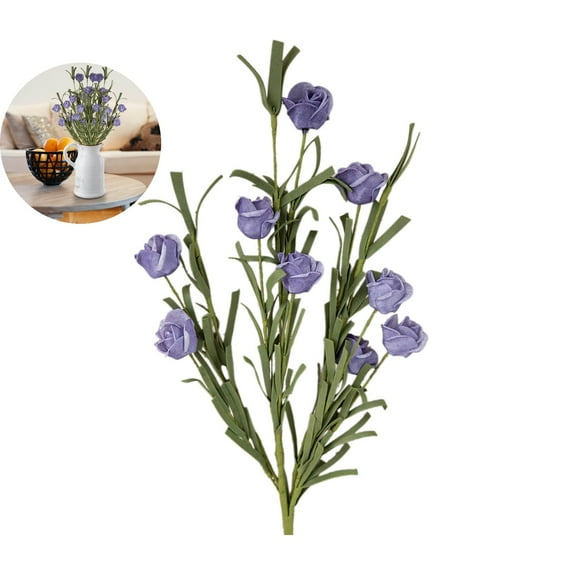 WNFJR Artificial Wedding Flowers - Realistic Fake Flower Arrangement for Home Decor, Party & Wedding Centerpieces, Wall Decoration & Vase Fillers