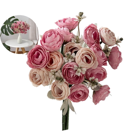 WNFJR Artificial Wedding Flowers – Realistic Fake Flower for Home Decor, Party Centerpieces, Wall Decoration & Handheld Bridal Bouquets