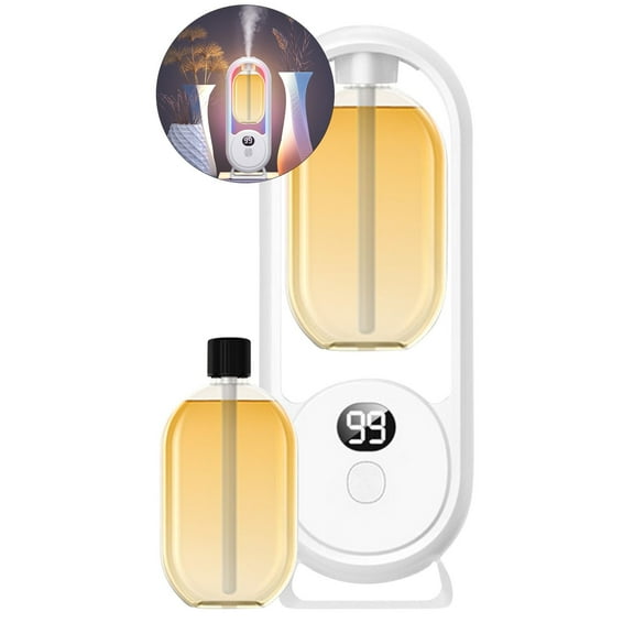 WNFJR Automatic Aromatherapy Diffuser, Automatic Diffuser Sprayer Toilet Freshener Intelligent Aromatherapy Diffuser Mini Air Freshener Humidifier