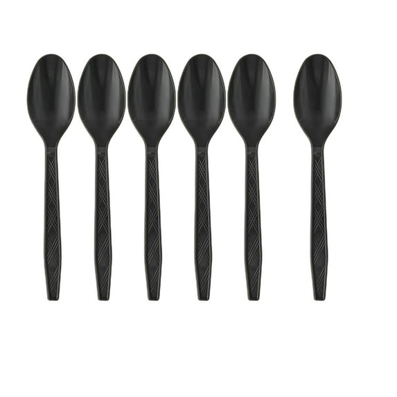 WNFJR Black Party Paper Disposable Set, Complete Party Decoration Supplies, Disposable Paper Cups and Plates, Elegant Paper Party Cutlery.
