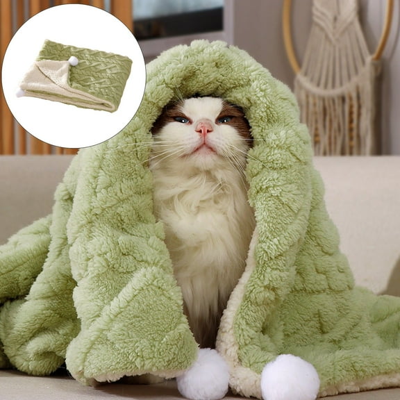 WNFJR Blanket - 3D Pattern Design Sage Green Throw Blanket for Sofa Couch, Bed, Warm Super Soft Cozy Microfiber Fleece Blanket for Living Room