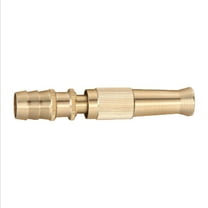 WNFJR Brass Adjustable High-Pressure Water Spray Nozzle - Connects to Hose Pipe for Garden, Car, Pet, and Window Washing