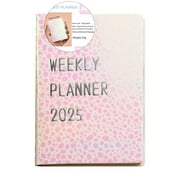 WNFJR Buy One Get One Free 2025 Mini Pocket Planner Weekly Planner Notebook for School Compact Monthly Calendar Pocket Size Planner for Appointments and Budget Planning