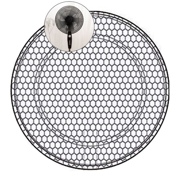 WNFJR Buy One Get One Free Children's Anti-Pinch Hand Fan Cover Electric Fan Guard Cover All Inclusive Printed Fan Net Cover Protector