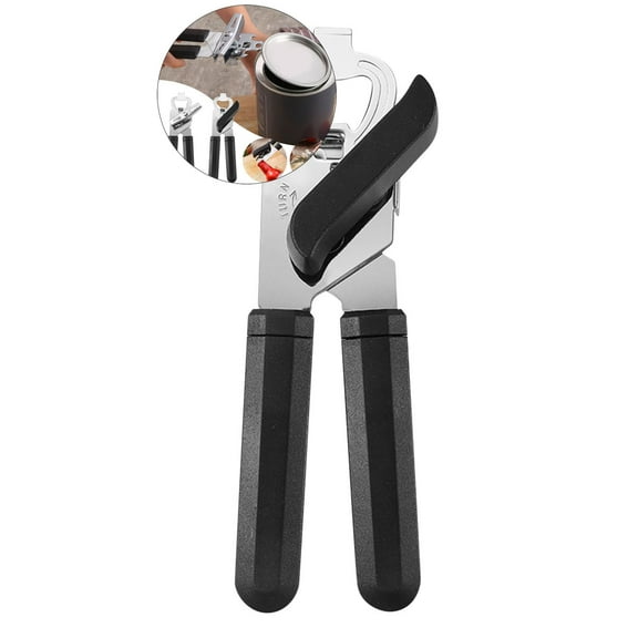 WNFJR Buy One Get One Free Hand Can Opener Manual, HandHeld Can Openers with Soft Grip Handles, Manual Can Opener Heavy Duty with Smooth Cut Sharp Blade, Can Openers