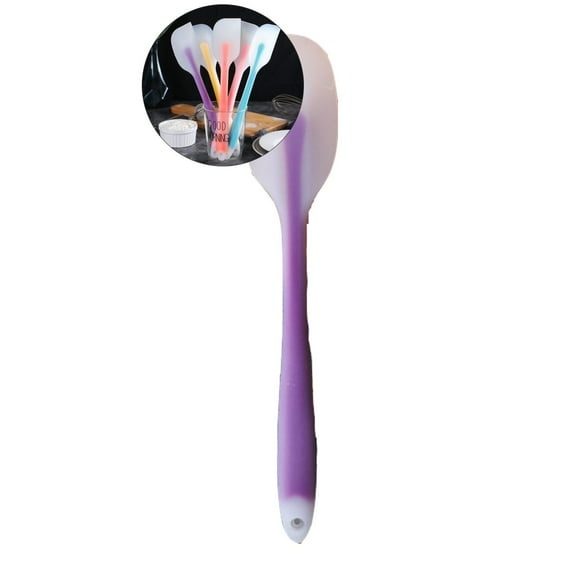 WNFJR Buy One Get One Free Silicone Spatula Heat Resistant Cake Cream Butter Spatulas Mixing Batter Scraper Non-Stick Flexible Baking Cooking Tool