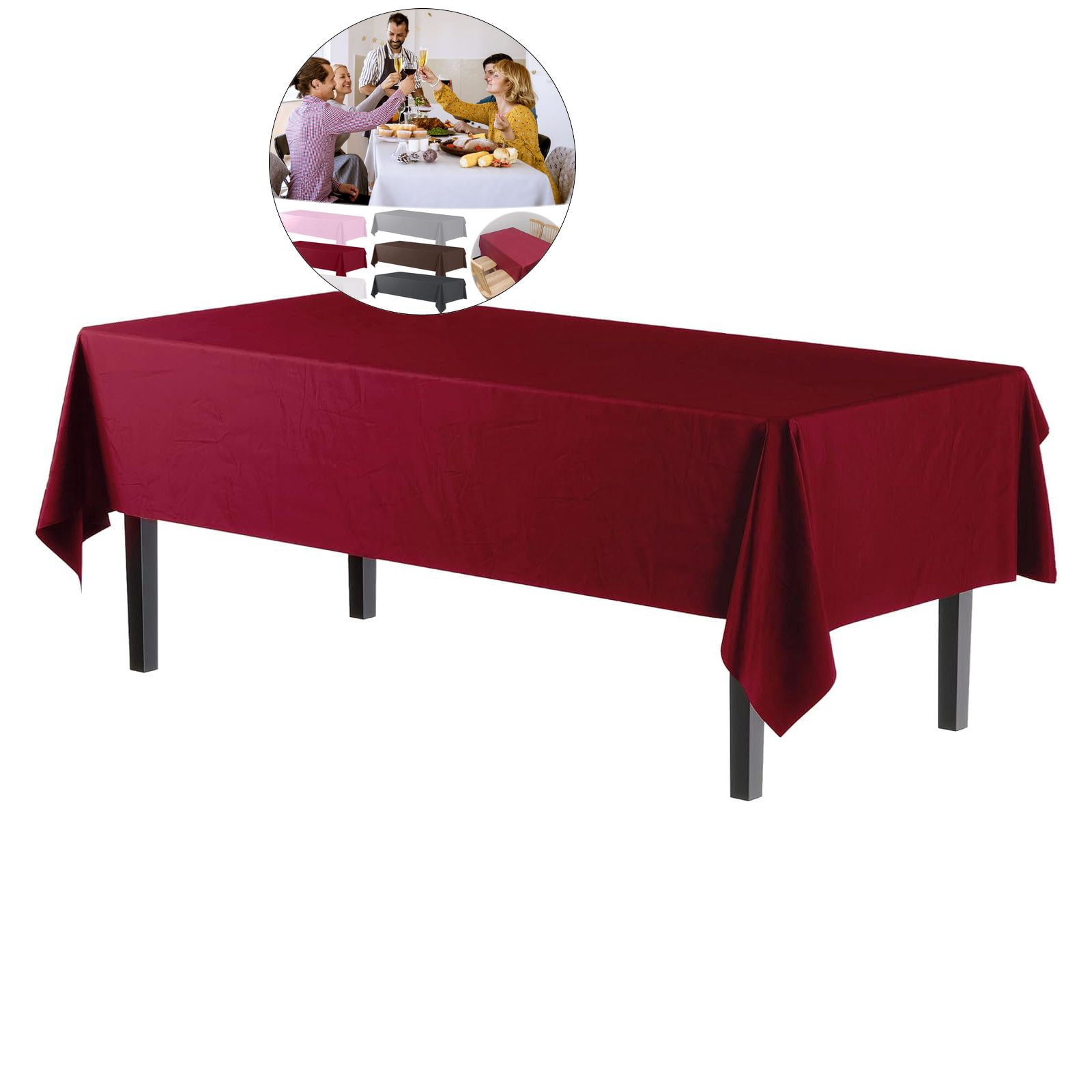 WNFJR Buy One Get One Free Washable Rectangular Tablecloth, Stain  display picture 1