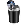 thumbnail image 1 of WNFJR Car Ashtray with Lid Smell Proof, Smokeless Ashtray for Car, Portable Ash Tray Ceramic Inner Wall with LED Car Accessories Ashtrays for Travel, RV, Outdoor, Home, 1 of 4