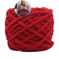 thumbnail image 1 of WNFJR Chunky Yarn for Crocheting, Thick Fluffy Soft Chenille Yarn Velvet Yarn for Making Blankets, Clothes, DIY Craft, 1 of 4