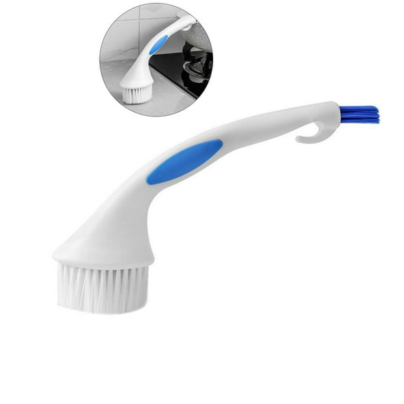 WNFJR Cleaning Brush Small Scrub Brush for Cleaning Sink Scrub Brush with Handle, Bathroom Kitchen Edge Corner Grout Cleaning Brushes for Household Use