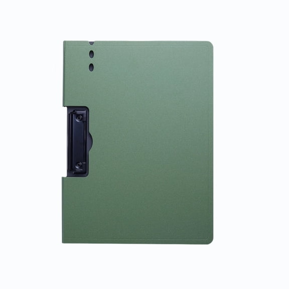 WNFJR Clip Folder with Two Clips, Multi-Functional Writing Pad, Ideal for Office and Home Use, Perfect for Organizing Reports and Documents, Great for Professionals and Busy Adults, Green