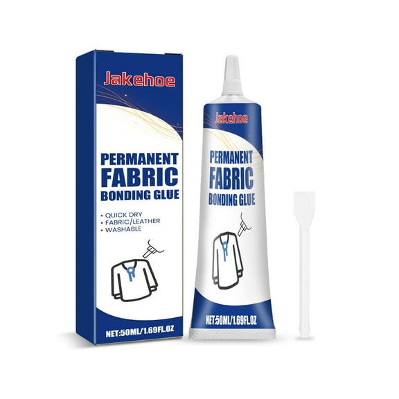WNFJR Clothing Transparent Adhesive, Water Washing Resistant Glue, Denim Fabric Bonding Adhesive, Temperature Resistant Clothing Glue