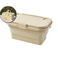 thumbnail image 1 of WNFJR Collapsible Picnic Basket, Collapsible Picnic Basket with Handles (with Table Lid), Collapsible Garden Basket, Collapsible Harvest Basket for Camping, Beach, Hiking, and Outdoor Dining, 1 of 6