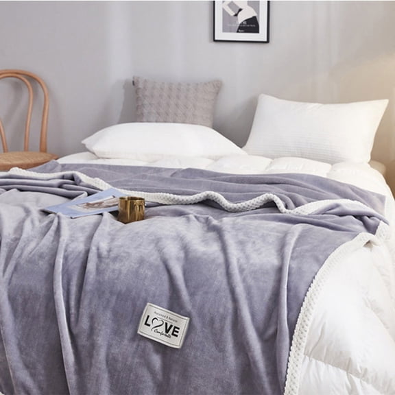 WNFJR Cooling Blanket, Cool Summer Blanket for Hot Sleepers, Soft Comfy Lightweight Blankets for All Seasons(Gray)