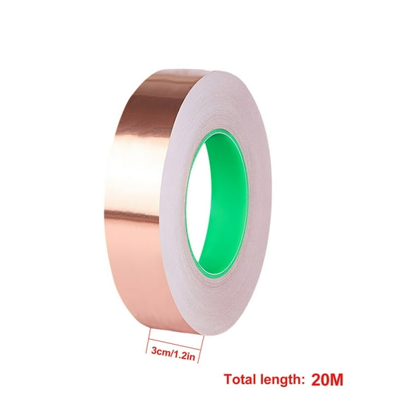 WNFJR Copper Foil Tape for Heat Dissipation, Double-Sided Conductive Tape, Shielding Copper Tape, Electronic Repair Adhesive Tape