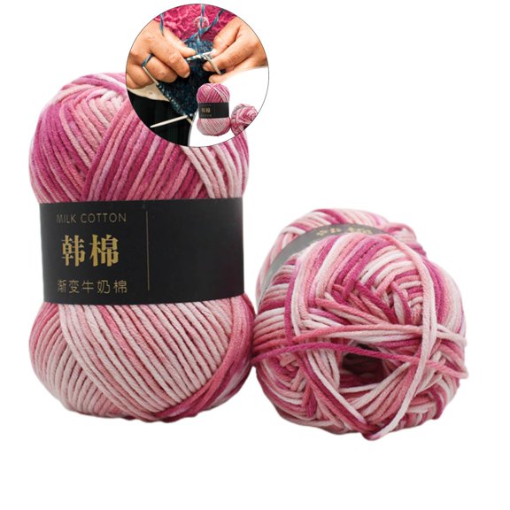 WNFJR Cotton Yarn for Crocheting - Acrylic Yarn Soft Yarn for Making Blankets, Clothes, DIY Craft