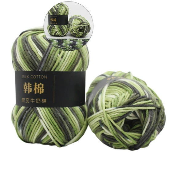 WNFJR Crochet/Knitting Rainbow Yarn, Multicolor Variegated Acrylic Yarn, Crochet Yarn for Beginners, Soft Yarn for Crocheting Blanket and Handicraft Mini Project