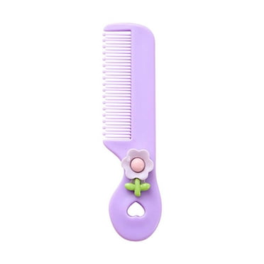 WNFJR Cute Mini Comb with Soft Bristles - Ideal for Kids' Sensitive Scalps, Easy-to-Carry Hair Styling Tool