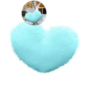 WNFJR Cute Plush Heart Pillow Cushion Toy Throw Pillows Gift for Friends/Children/Girls/Dogs on Valentine's Day Fit for Living/Bed/Dining/Sofa/Cars