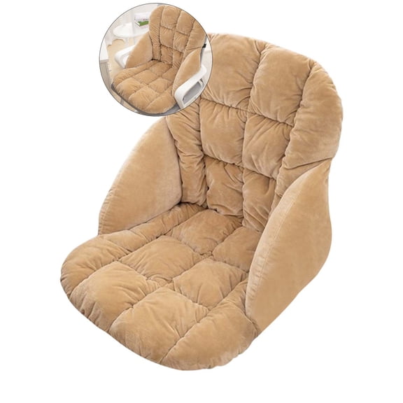 WNFJR Desk Chair Cushion Non-Slip Rocking Chair Cushion Office Chair Cushion Dorm Seat Cushion with High Back Support Soft Chair Cushion for Office Car Home Dining Room Kitchen