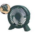thumbnail image 1 of WNFJR Desk Fan USB Powered Small Portable Fan, Strong Breeze Mini Personal Fans, Quiet Plug In USB Fans for Desktop Bedroom Office Table Travel(Green), 1 of 6