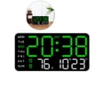 thumbnail image 1 of WNFJR Digital Wall Clock - Led Alarm Clock with Big Digits, Date, Temperature, 5-Level Brightness for Room, Bedroom, Gift, Yougster and Elderly, 1 of 4