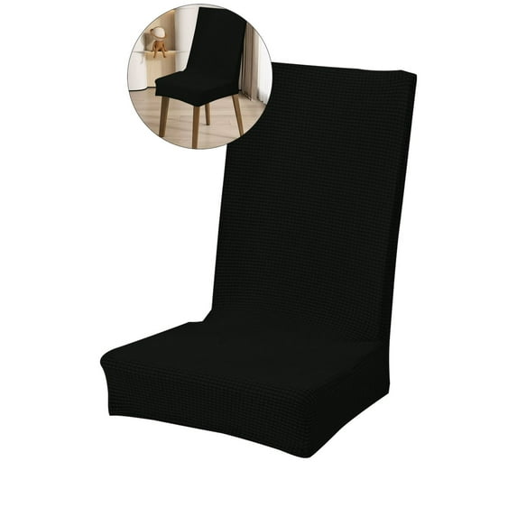 WNFJR Dining Room Chair Covers - Chair Covers Kitchen Chair Slipcovers Stretch Washable Decorative Seat Protector for Home Party