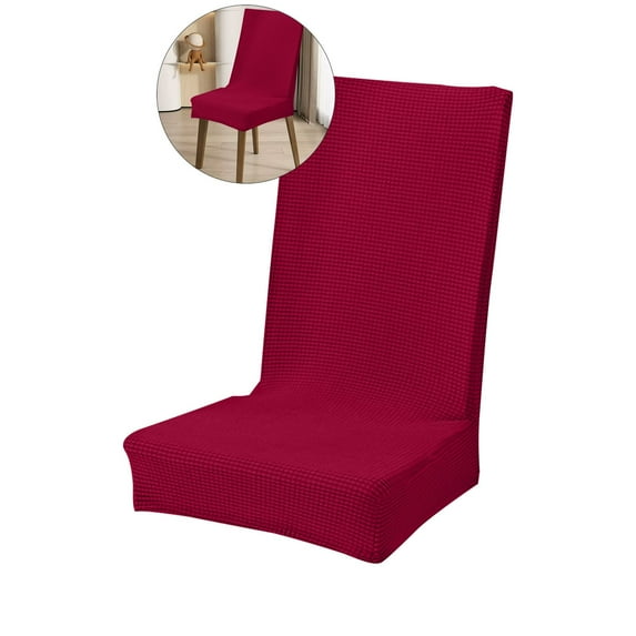 WNFJR Dining Room Chair Covers - Chair Covers Kitchen Chair Slipcovers Stretch Washable Decorative Seat Protector for Home Party