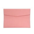 thumbnail image 1 of WNFJR Document File Folder, PU Leather A4 File Folder Document Holder Waterproof Portfolio Envelope Folder Case with Snap Closure(Pink), 1 of 4