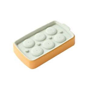 WNFJR Easy Ice Release, Silicone Ice Cube Tray, Dustproof Lid, Creative Ice Making for Cocktails, Perfect for Home Bar and Kitchen Use Green