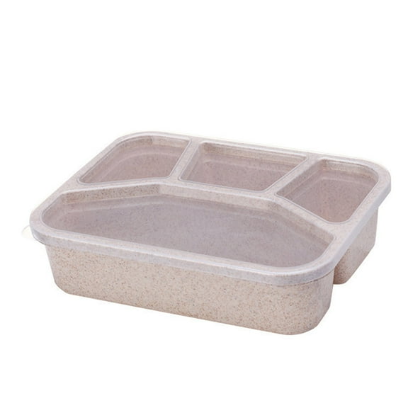 WNFJR Eco-Friendly Snack Box, Multi-Compartment Lunchbox, Portable Food Storage, Microwave-Safe Meal Box