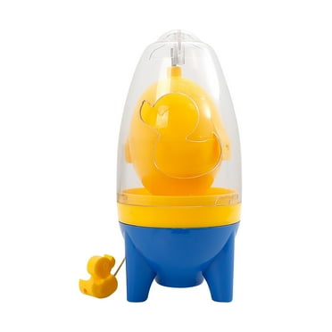WNFJR Egg Homogenizer Manual Puller, Egg Spinner for Boiled Golden Eggs, Egg Scrambler in Shell Silicone Shaker Whisk Hand Golden Maker Pull Machine with Drawstring Yolk Mixer