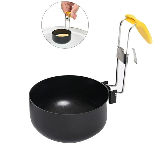 WNFJR Egg Rings for Frying Eggs, 2024 New Stainless Steel Egg Circles for Breakfast Mini Pancakes, Round Egg Mold for Breakfast Sandwiches