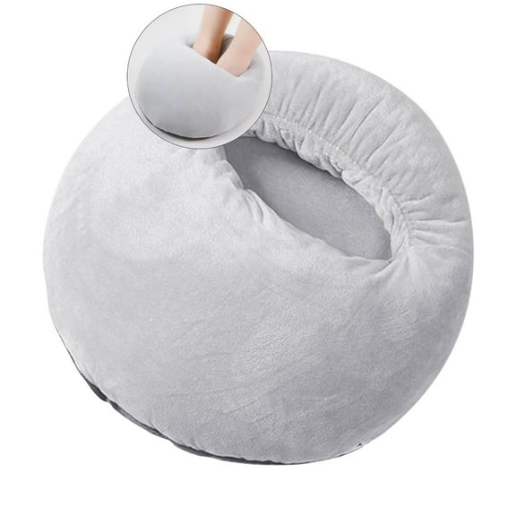 WNFJR Electric Heated Foot Warmer USB Fast Heating Pad Soft Flannel Anti-Slip Foot Warmer Slippers for Men and Women