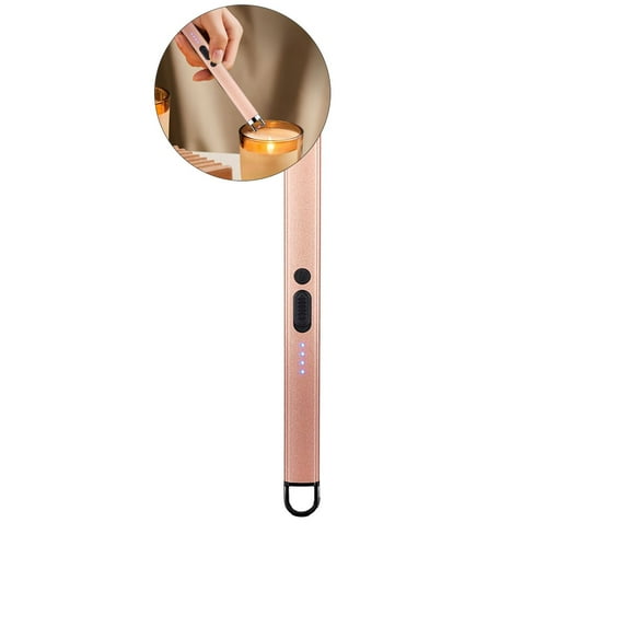 WNFJR Electric Lighter Arc Windproof Flameless USB Lighter Rechargeable Lighter with Safety Lock for Candle BBQ Camping