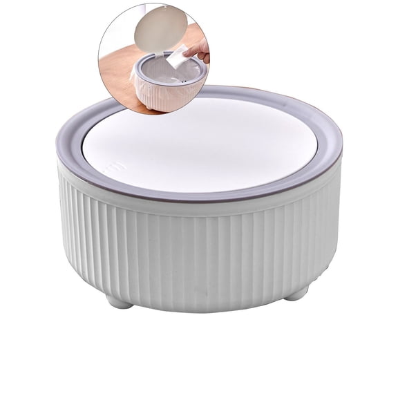 WNFJR Garbage Can Office Trash Can Desktop Trash Can Tiny Trash Can Small Trash Can Bedside Trash Can Small Dustbin Table Top Trash Can Living Room Rubbish Can Trash Bin
