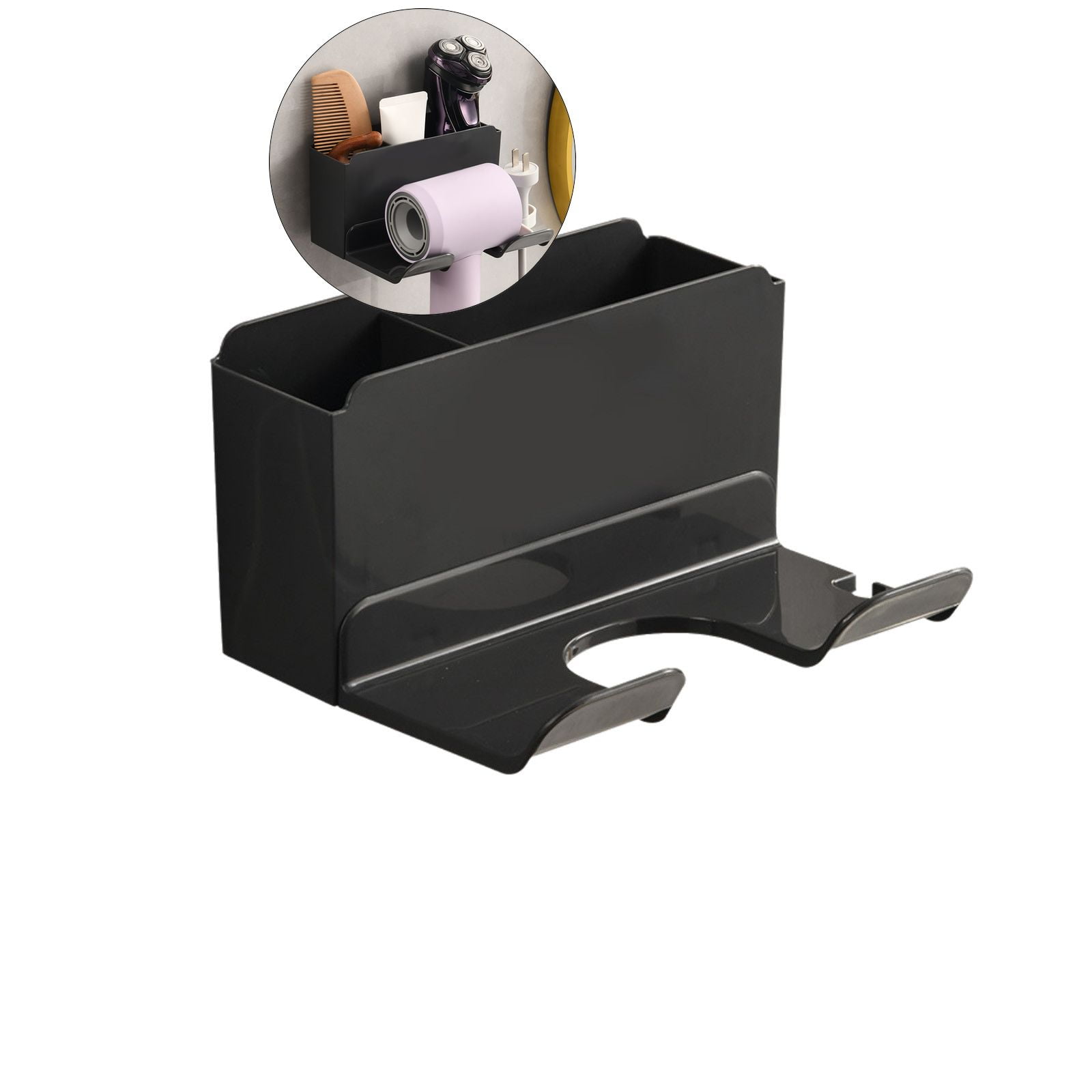 WNFJR Hair Dryer Holder Wall Mounted, Blow Dryer Holder, Hair Dryer Holder Wall Mount, Hair Dryer Stand for Bathroom