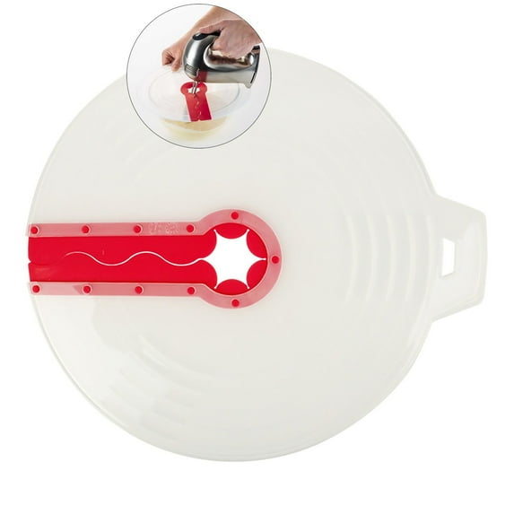 WNFJR Hand Mixer Splatter Guard,Bowl Covers, Kitchen Anti Splash Screen, Silicone Shield,Egg Mixing Aid,Cooking Blender Covers,Frying Pan Lid,Pouring Protector,Guards Lids,Splashs Gaurd Tools