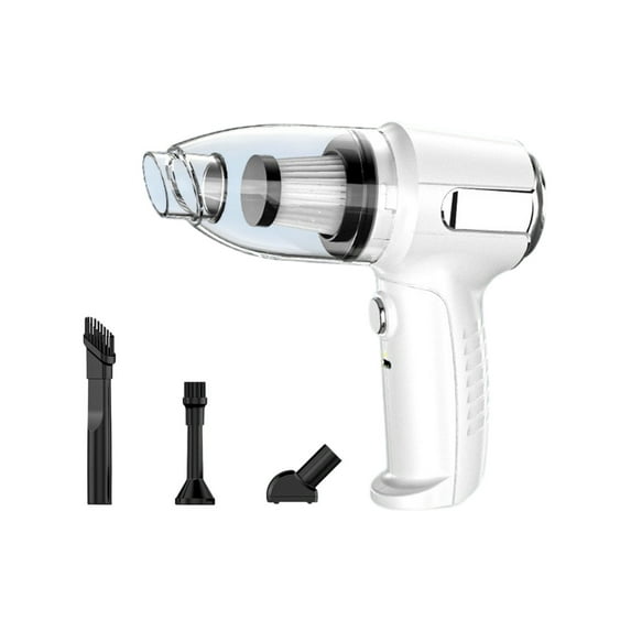 WNFJR Handheld Vacuum Cordless, Car Vacuum Cleaner with Brushless Motor, 2 in 1 Air Duster and Vacuum Cleaner, Mini Hand Held Vacuum Rechargeable for Home, Car, Office, Pet Hair