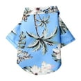 thumbnail image 1 of WNFJR Hawaiian Pet Shirt, Lightweight Dog Clothing, Summer Cat Shirt, Polyester Breathable Pet Apparel, 1 of 4