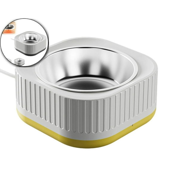 WNFJR Heated Water Bowl, 360ml Outdoor Thermostatic Control Heated Dog Pet Bowl, Heated Water Pet Dish, Provides Warm Drinkable Water in Winter for Dogs Cats Chickens