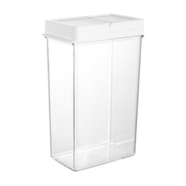 WNFJR Home Tower Airtight Dry Food Storage Container with Sliding Lid | Kitchen & Pantry Organization | Cereal, Grains, Pasta, and Flour