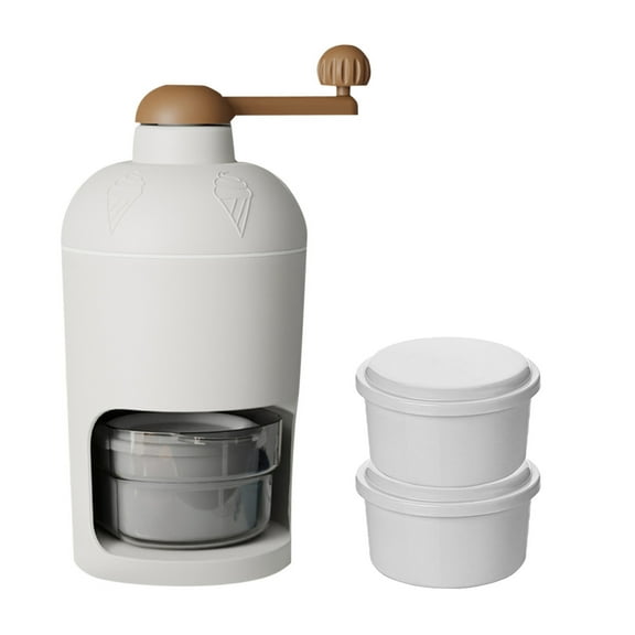 WNFJR Ice Crusher, Manual Rotary Shaving Machine for Household and Commercial Use, Hand-cranked for Efficient Ice Crushing.