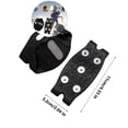 thumbnail image 1 of WNFJR Ice & Snow Grips Cleat Over Shoe/Boot Traction Cleat Slip-on Stretch Footwear, NO Studs Fall Out Design(Black), 1 of 4