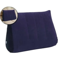 WNFJR Inflatable Wedge Pillow for Bed, Travel Sleeping Back Rest, 17.7" x 14.17"