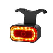 WNFJR Intelligent USB Rechargeable Bicycle Tail Light with Motion Sensor & IPX5 Waterproof - High Brightness LED, 800mAh Battery, Dual Modes for 35 Hours Use