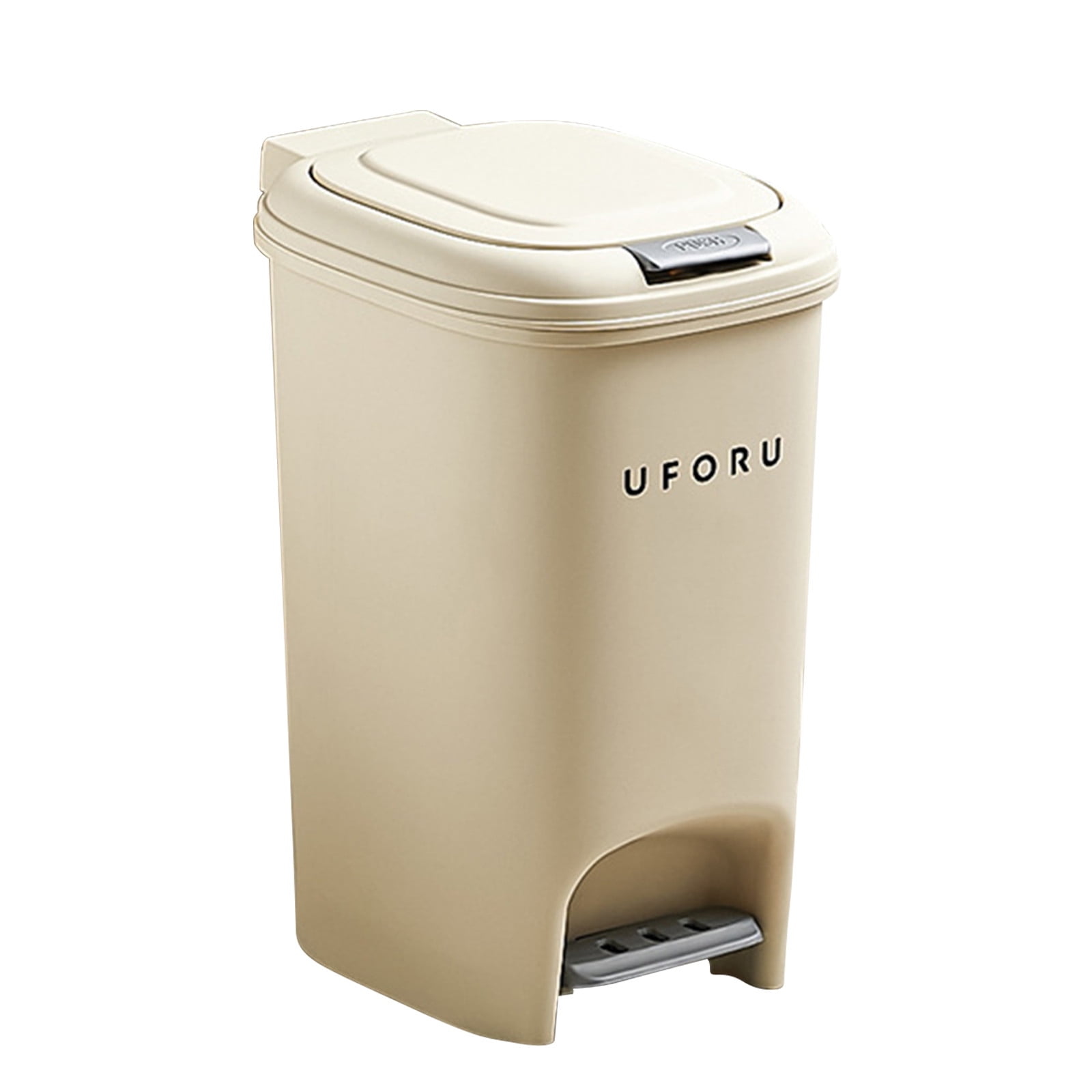 WNFJR Large Capacity Kitchen Trash Can with Lid and Foot Pedal