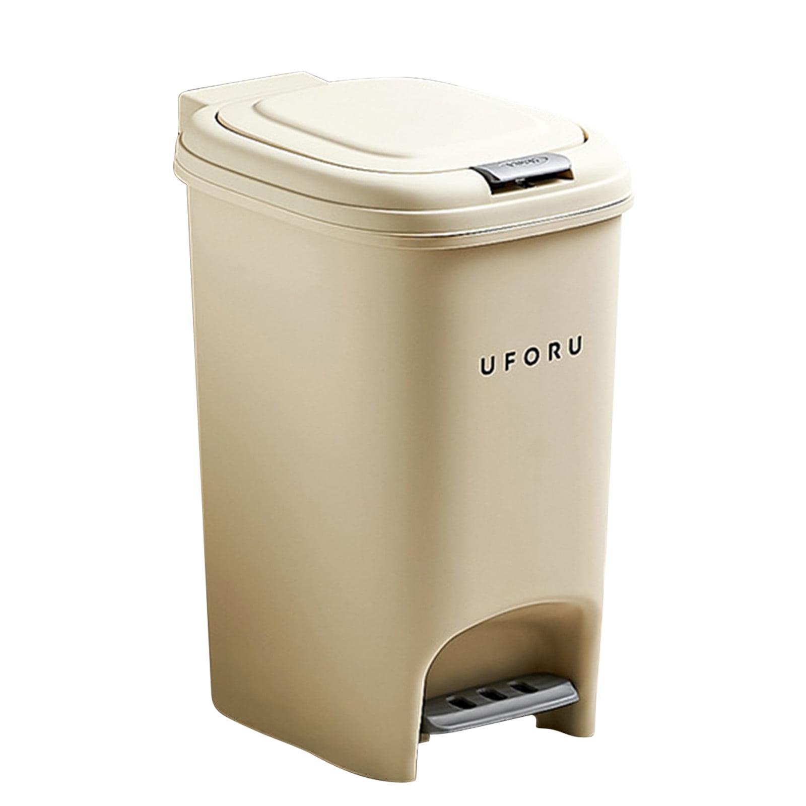 WNFJR Large Capacity Kitchen Trash Can with Lid and Foot Pedal
